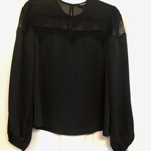 Express Black Blouse